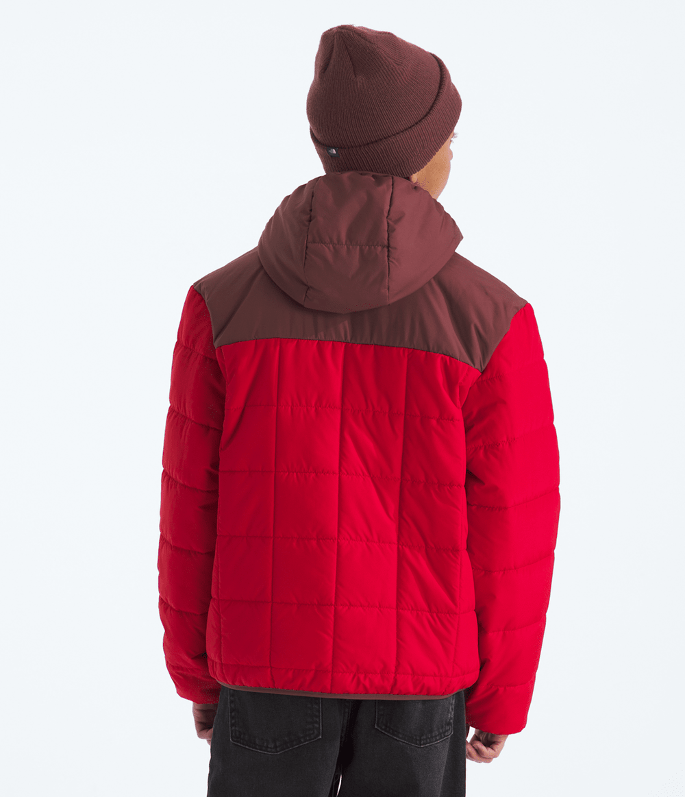Boys’ Reversible Shasta Full-Zip Hooded Jacket TNF Red/Sumac