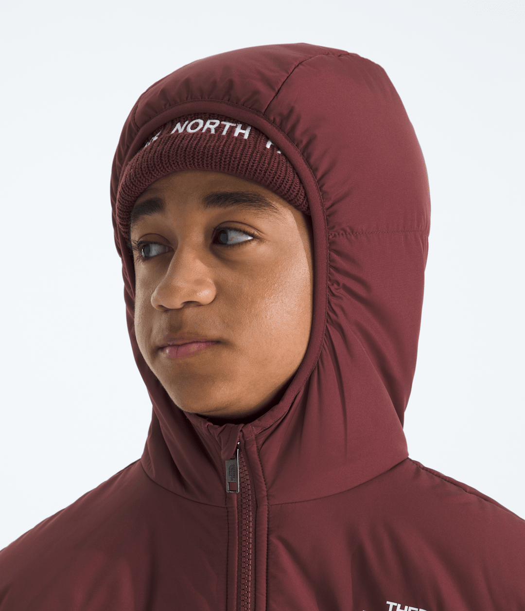 Boys’ Reversible Shasta Full-Zip Hooded Jacket TNF Red/Sumac