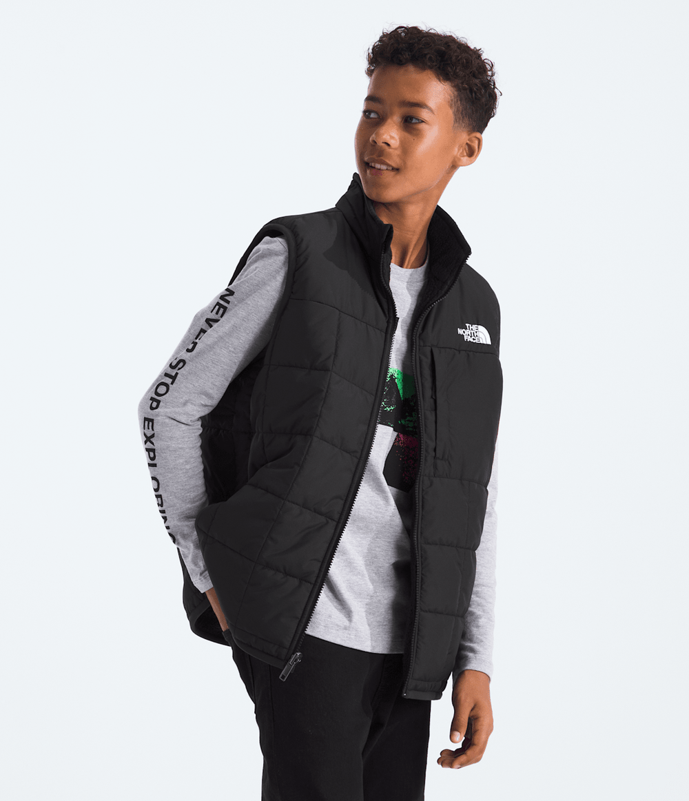 Boys’ Reversible Shasta Vest TNF Black