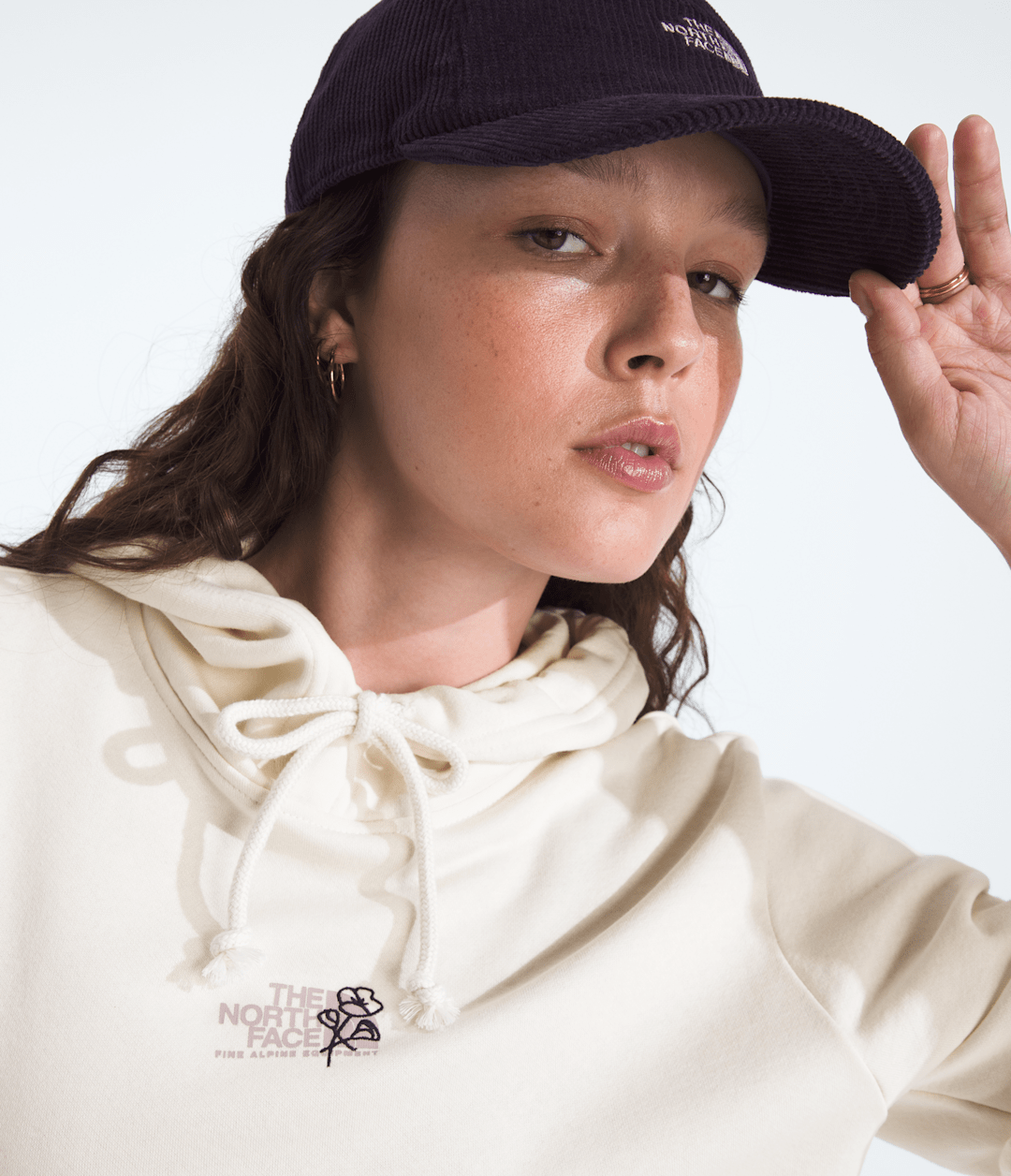 Women’s Midnight Ember Regular Hoodie White Dune