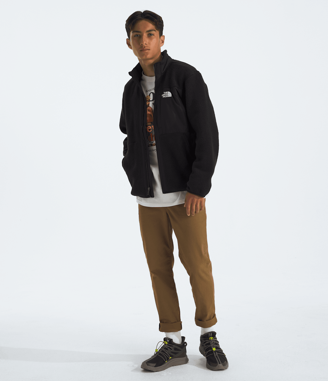Boys’ Yumiori Full-Zip Jacket TNF Black