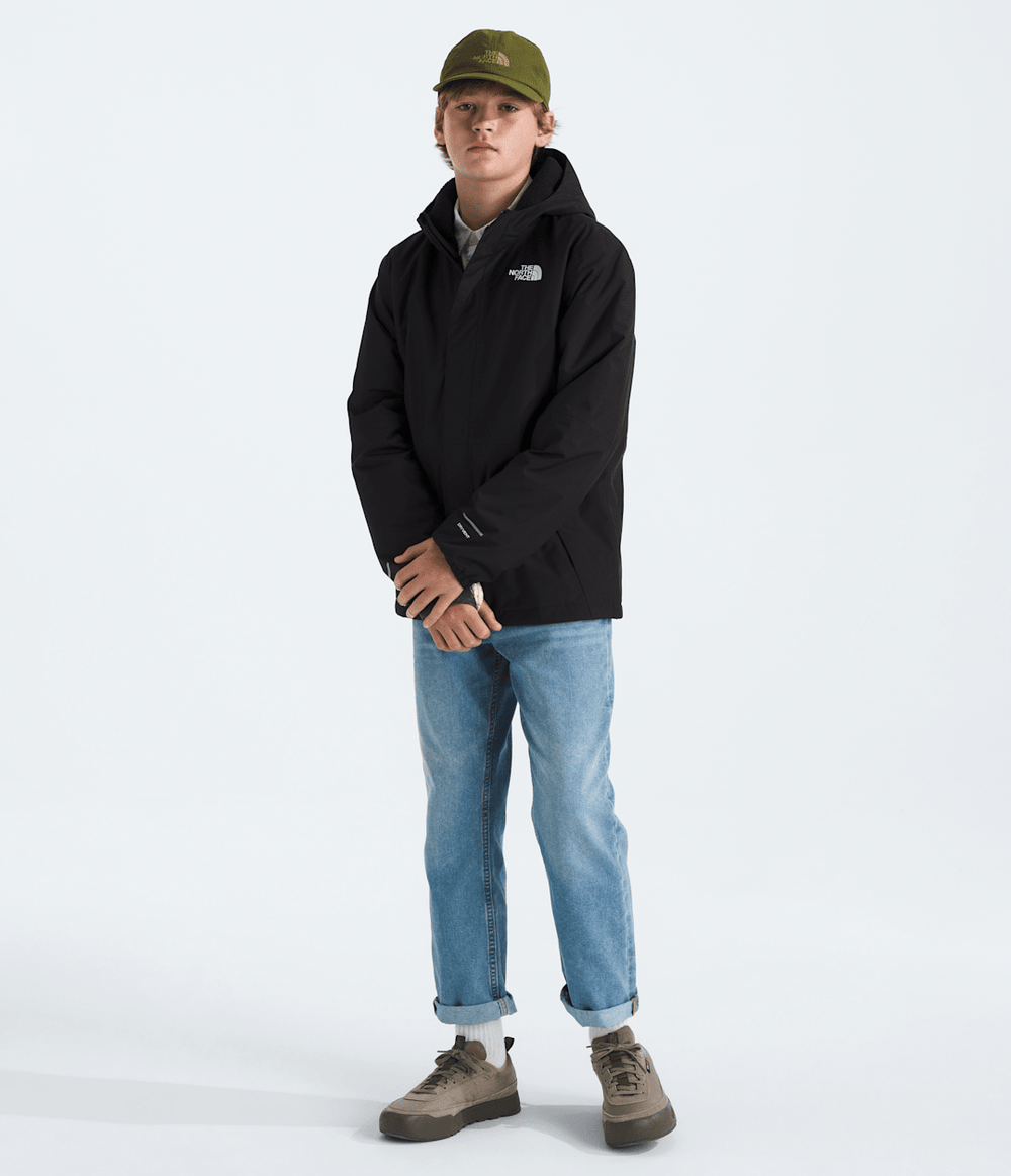 Boys’ Warm Antora Rain Jacket TNF Black/TNF Black