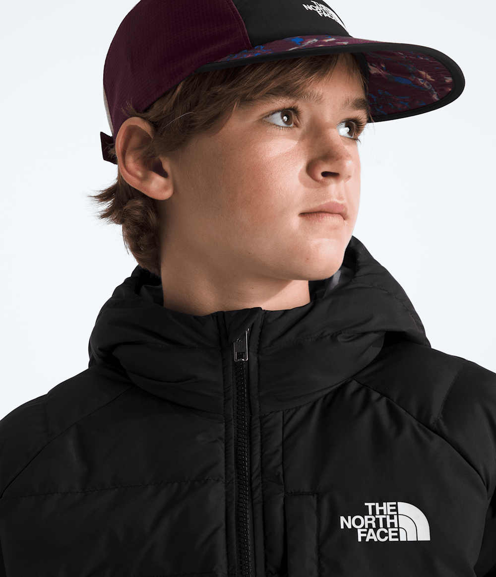 Boys’ Reversible Perrito Hooded Jacket TNF Black/Smoked Pearl