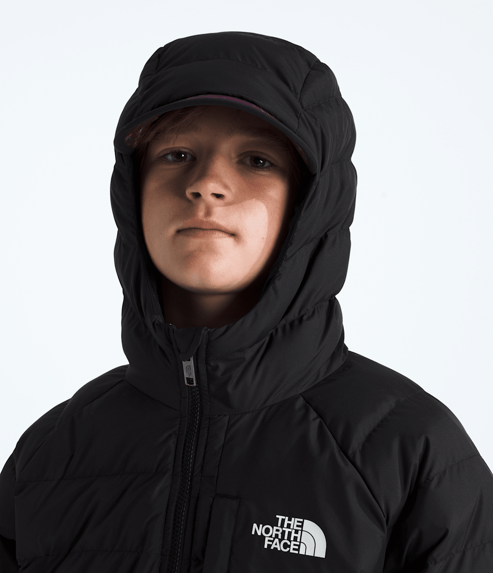 Boys’ Reversible Perrito Hooded Jacket TNF Black/Smoked Pearl