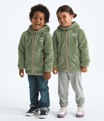Kids’ Cabin Fleece Hoodie Bark Mist/Mushroom Grey