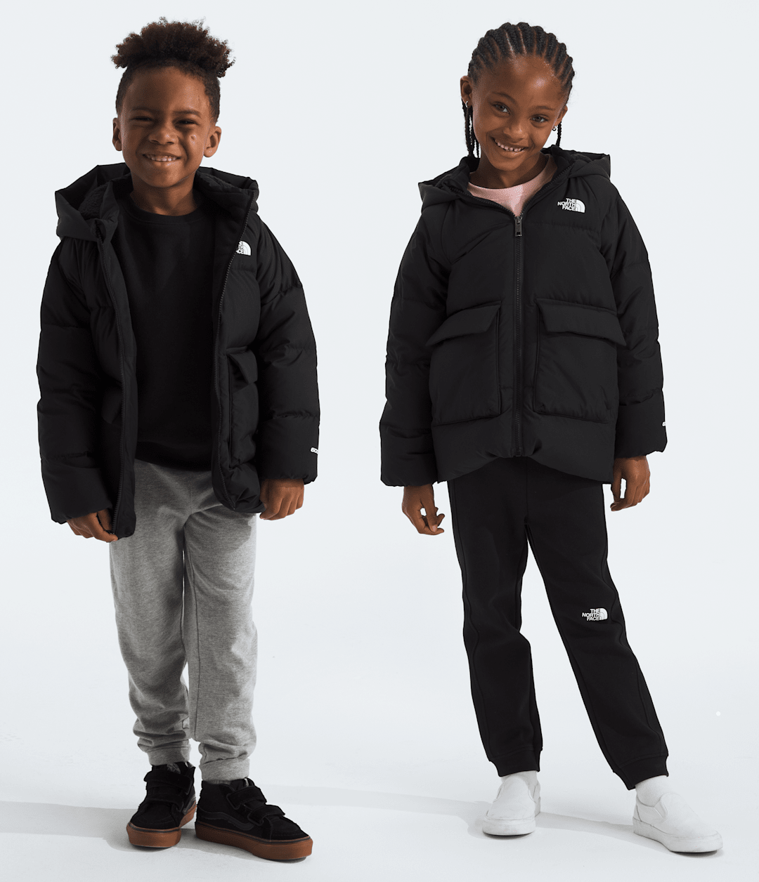 Kids’ North Down Fleece-Lined Parka TNF Black