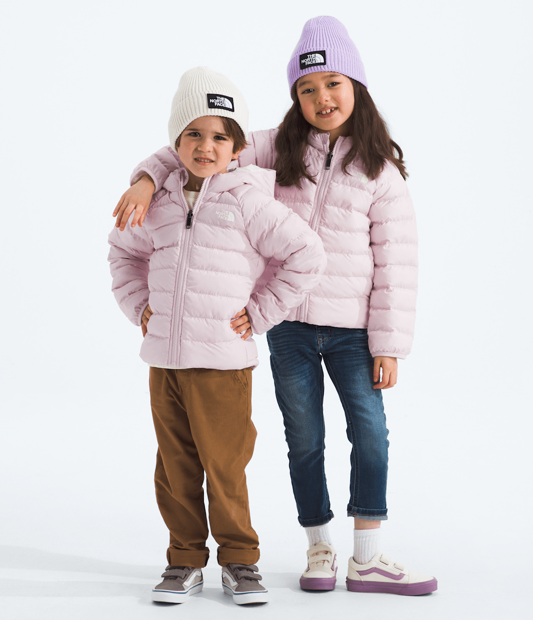 Kids’ Reversible Perrito Hooded Jacket Pale Blossom