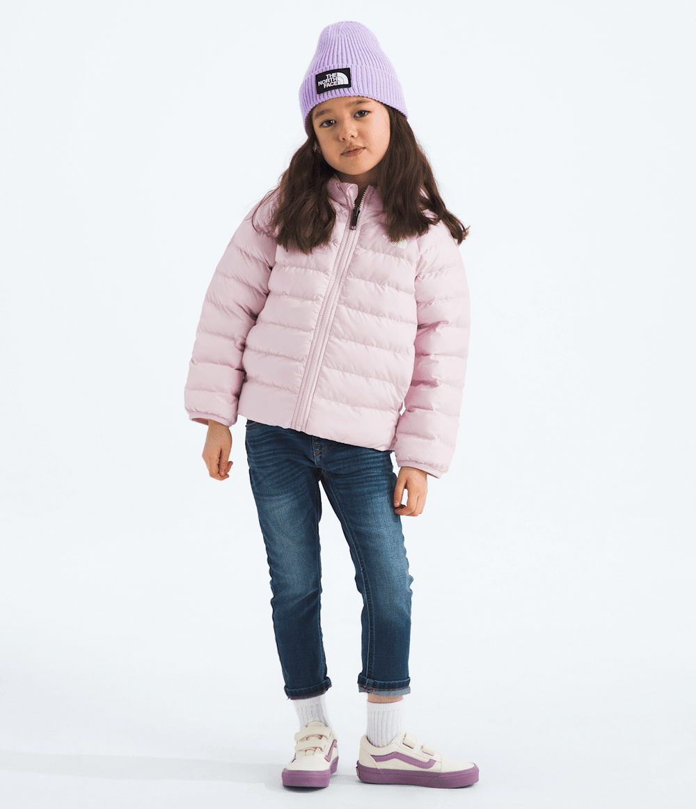 Kids’ Reversible Perrito Hooded Jacket Pale Blossom