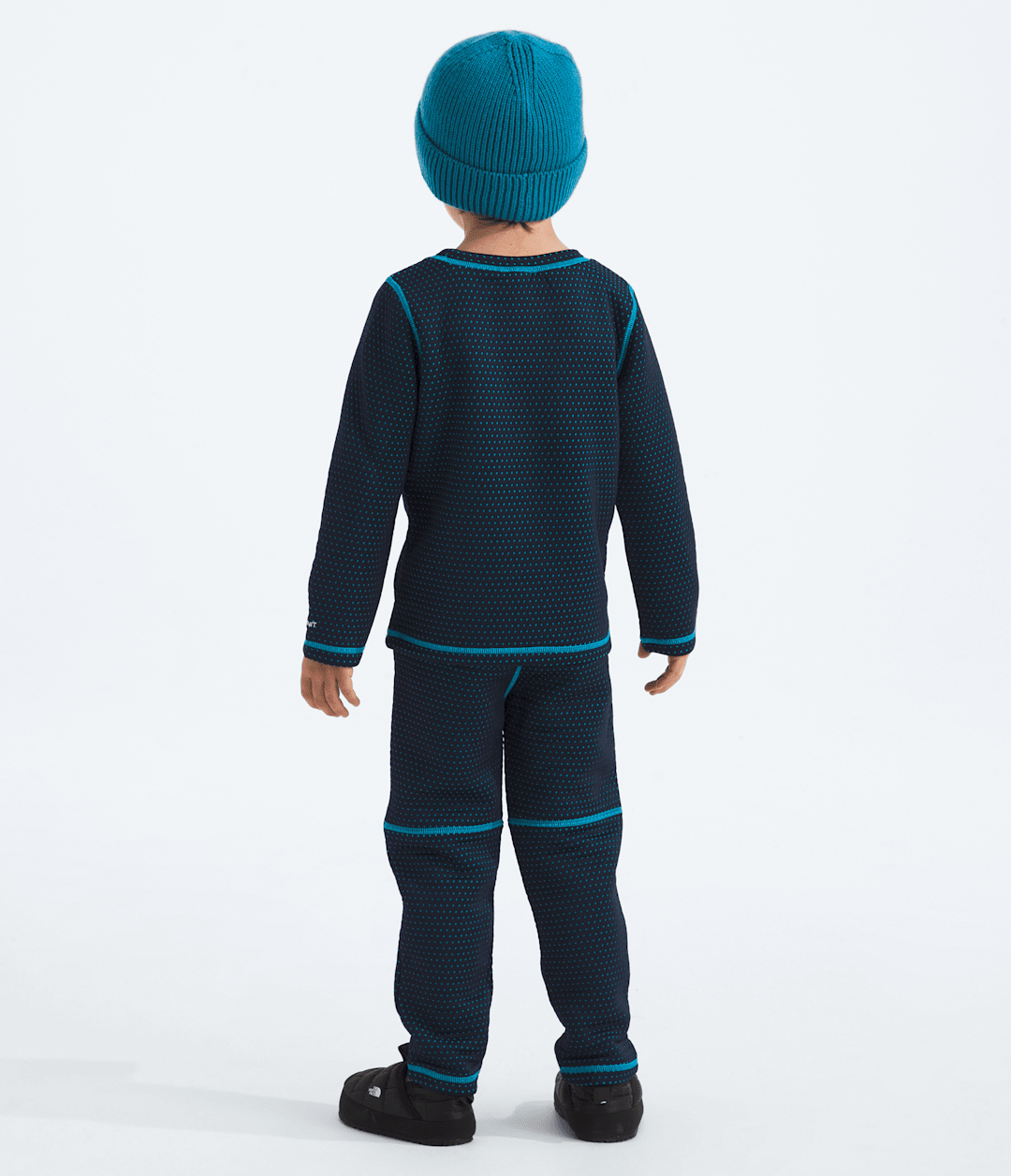 Kids’ DOTKNIT™ Thermal Set Summit Navy/Meridian Blue
