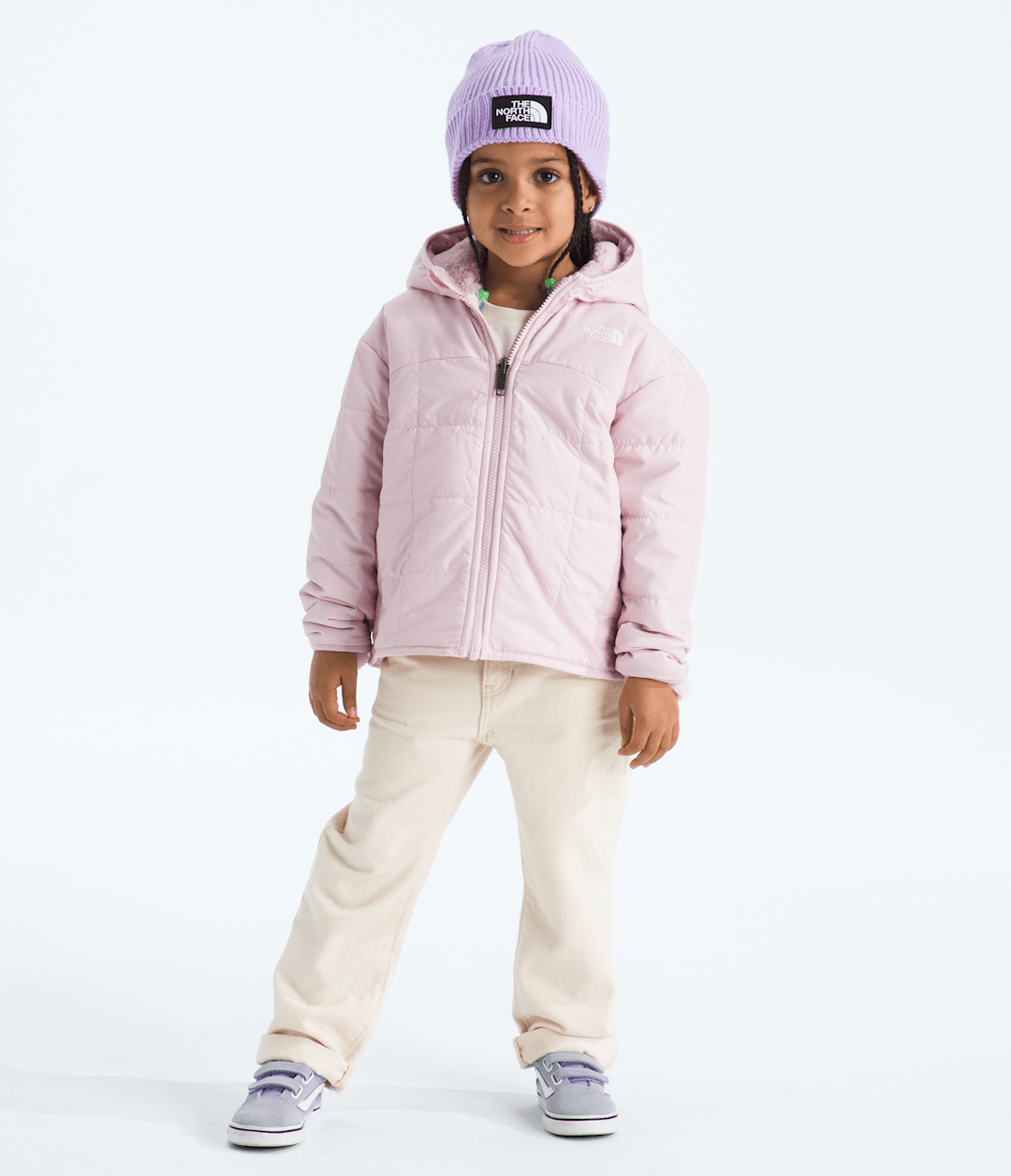 Girls’ Reversible Shasta Full-Zip Hooded Jacket Pale Blossom