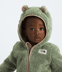 Baby Cabin Fleece One-Piece Bark Mist/Mushroom Grey
