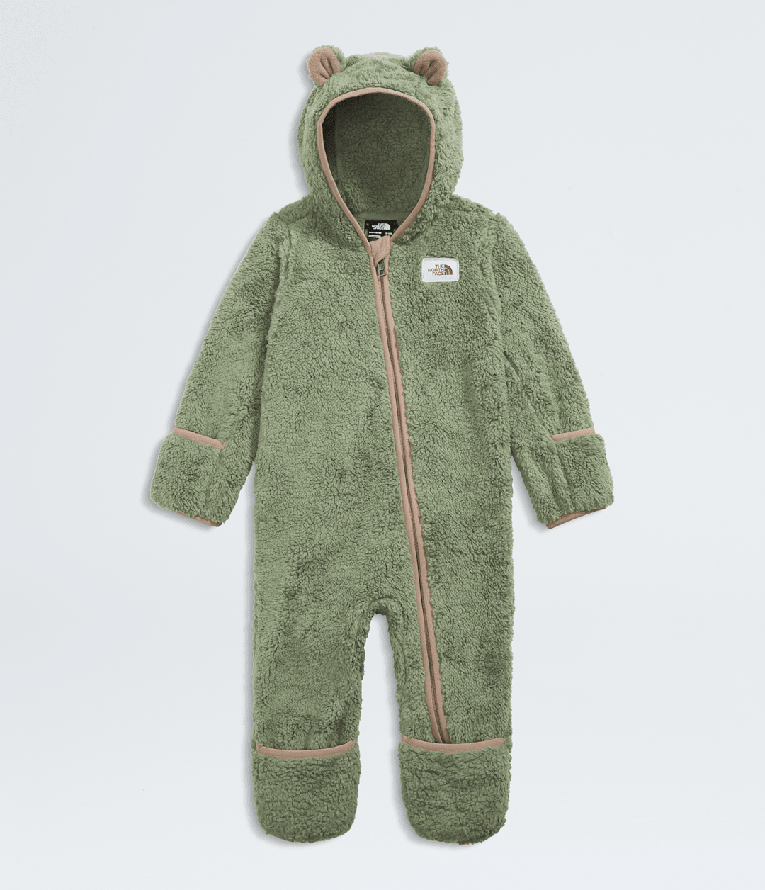 Baby Cabin Fleece One-Piece Bark Mist/Mushroom Grey