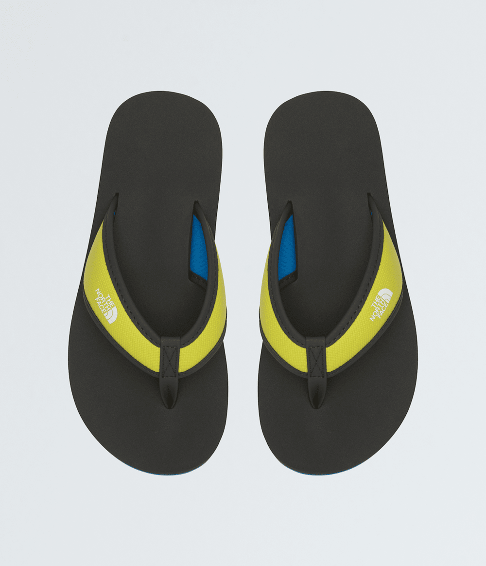 Youth Base Camp Flip-Flops Sulphur Spring Green/Hero Blue