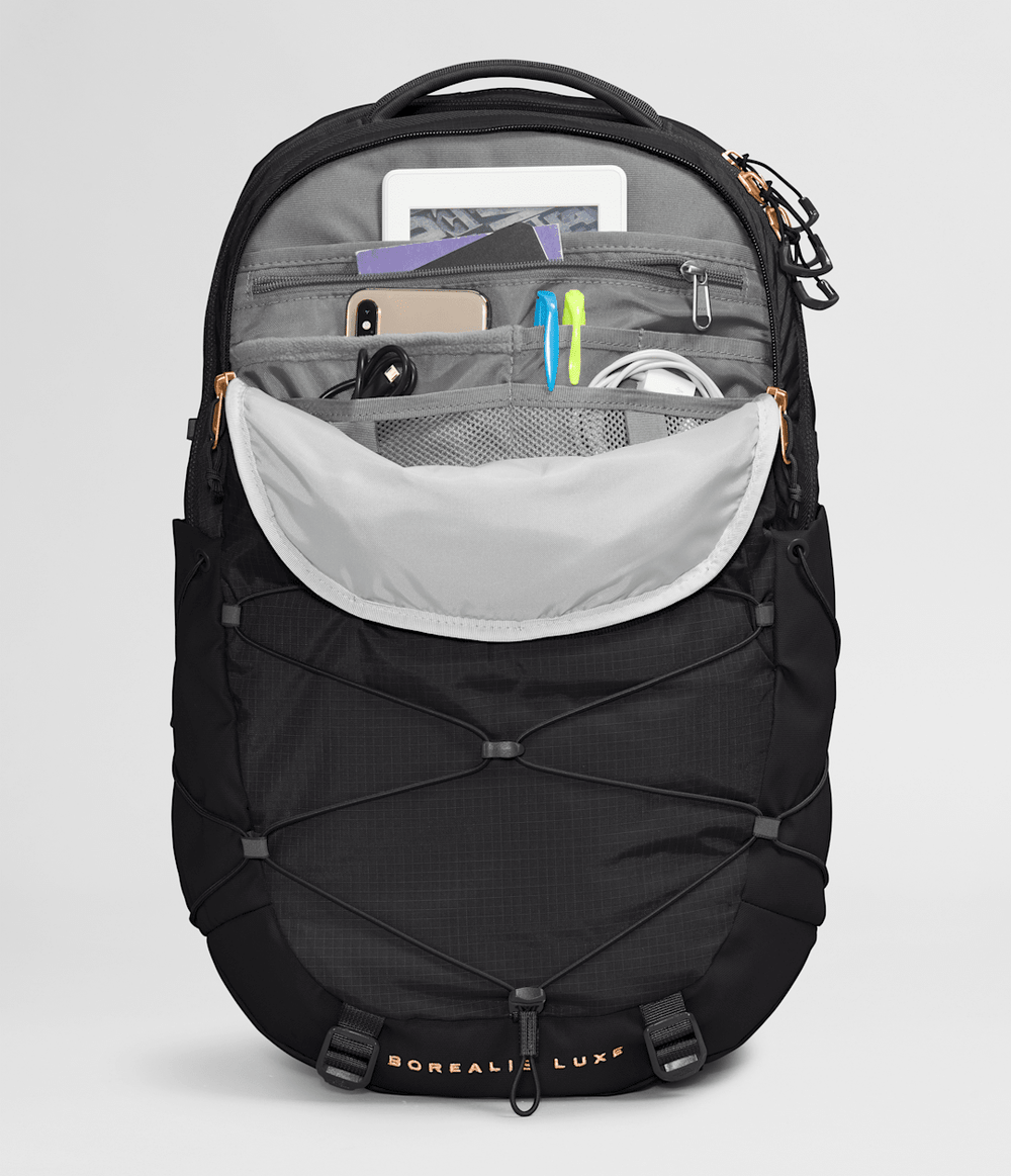 Women’s Borealis Luxe Backpack TNF Black/Burnt Coral
