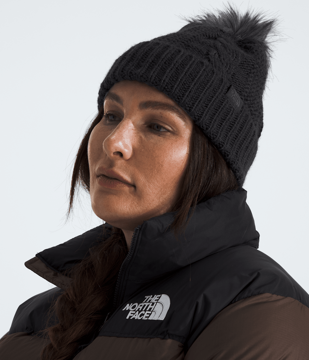 Women’s Oh Mega Fur Pom Beanie TNF Black