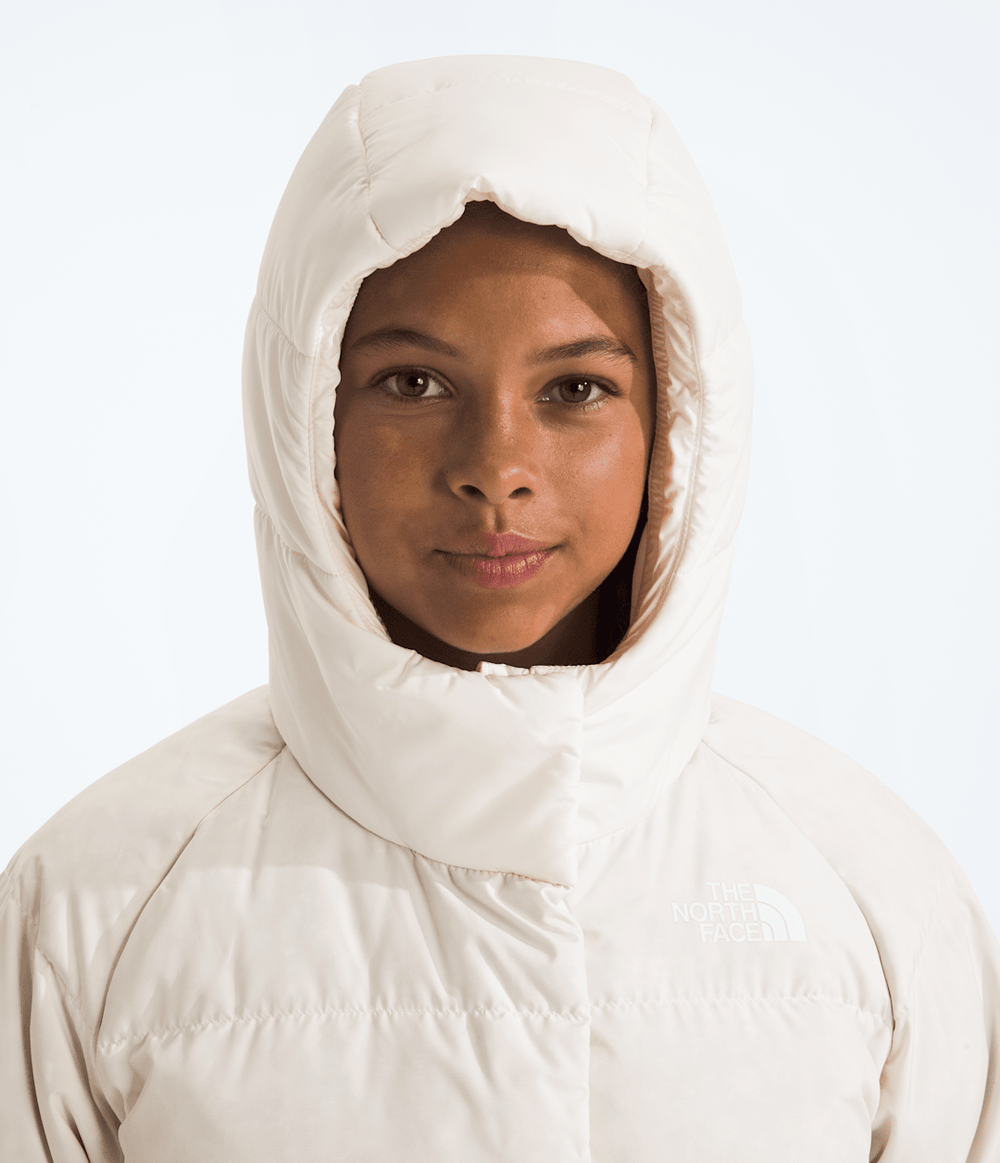 Girls’ North Down Hooded Jacket White Dune