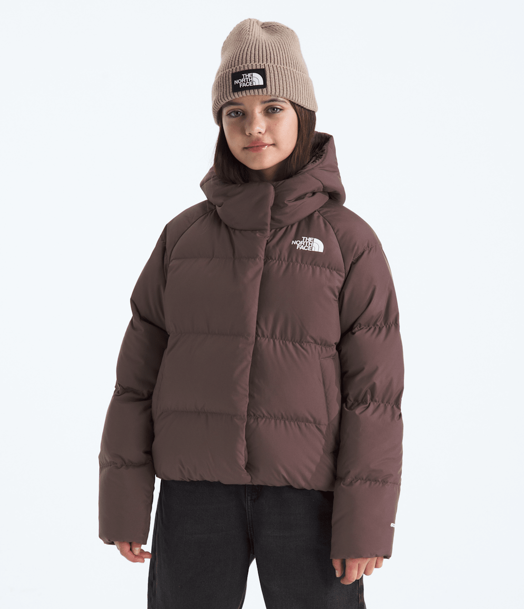 Girls’ North Down Hooded Jacket Tawny Quartz