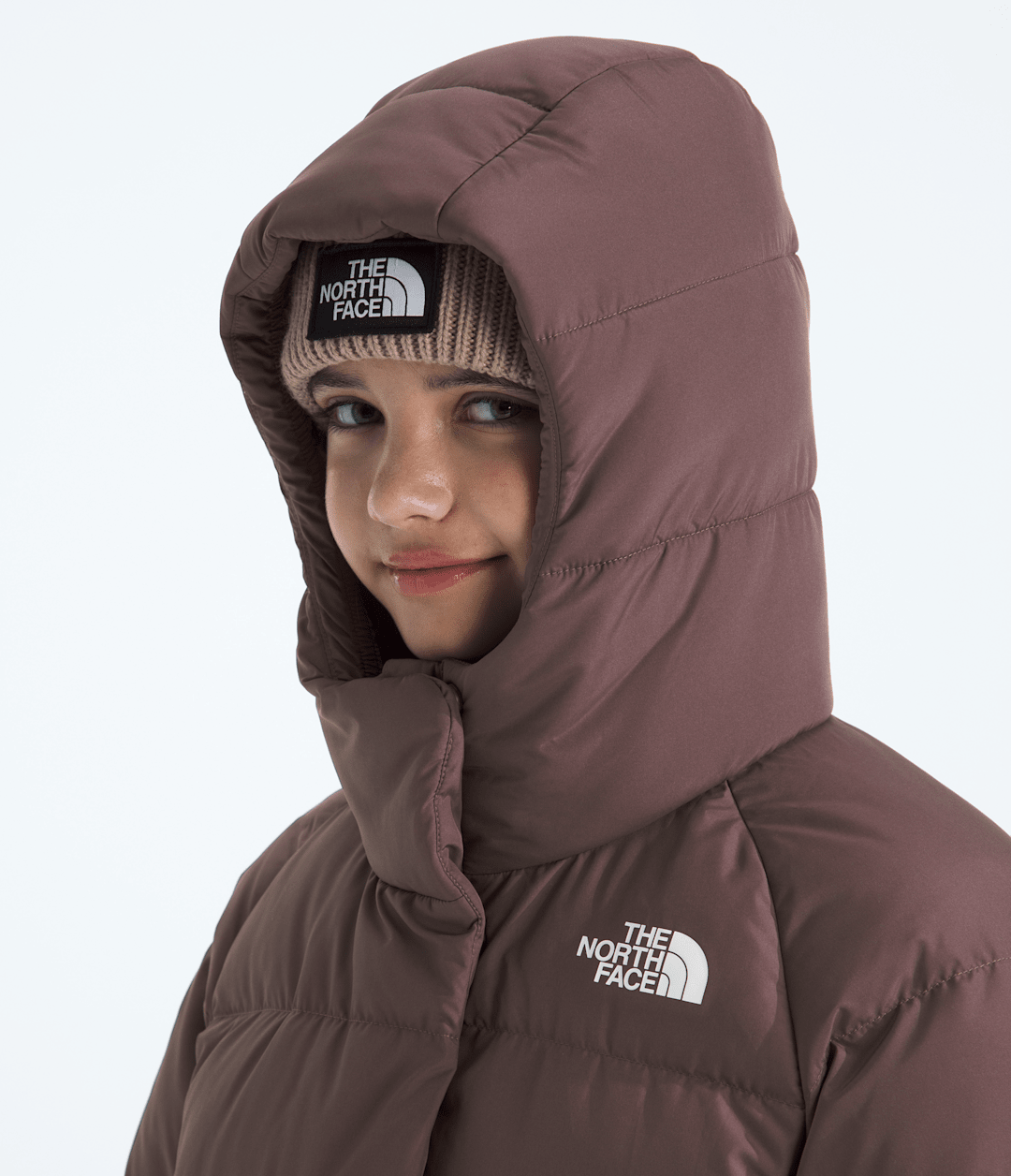Girls’ North Down Hooded Jacket Tawny Quartz