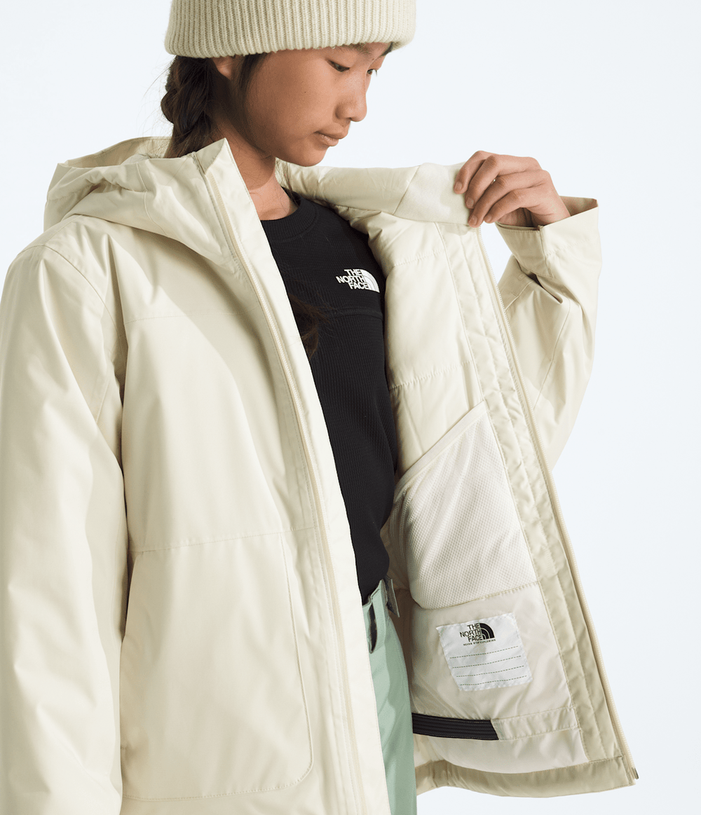 Girls’ Freedom Insulated Jacket White Dune