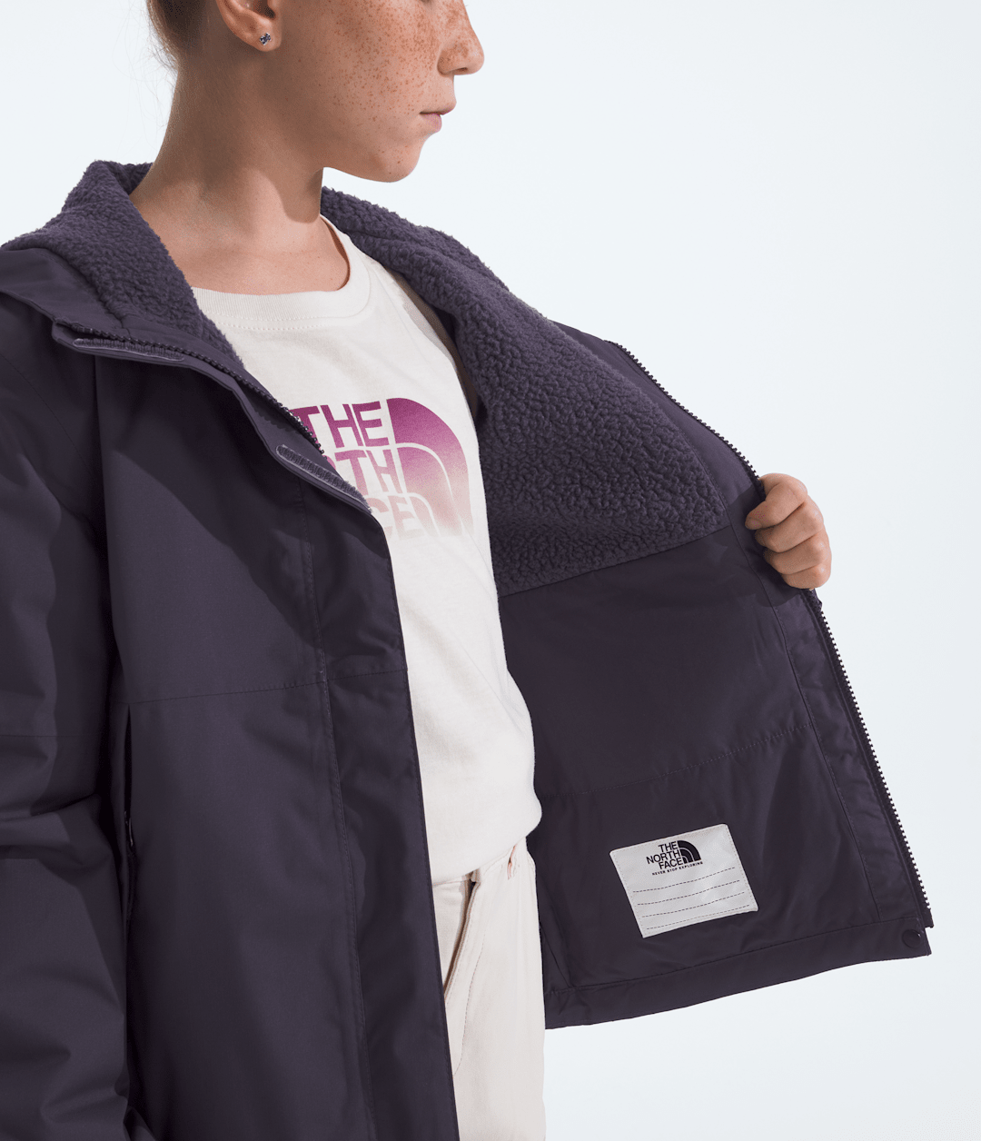 Girls’ Warm Antora Rain Jacket Endless Dusk