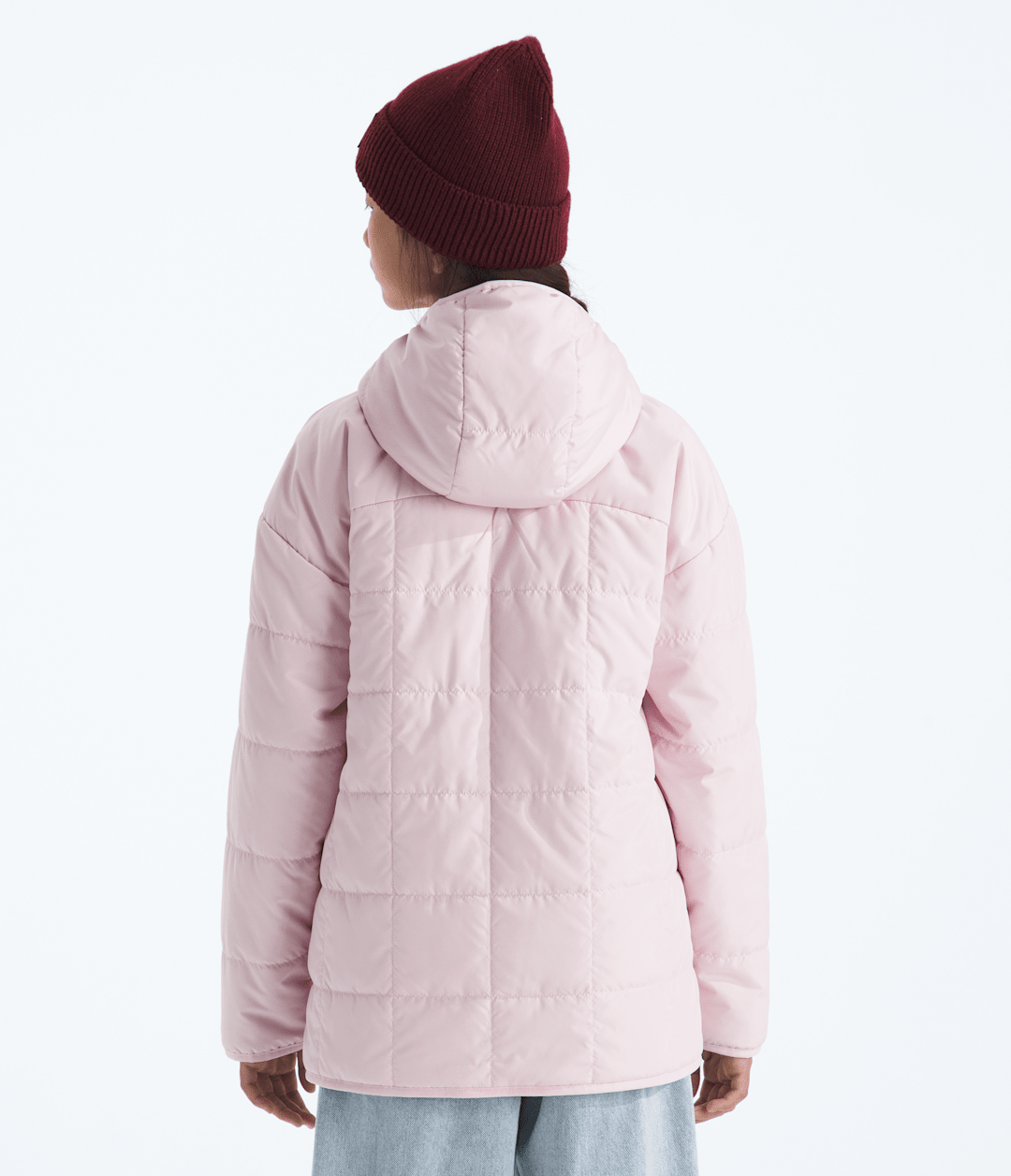 Girls’ Reversible Shasta Short Parka Pale Blossom