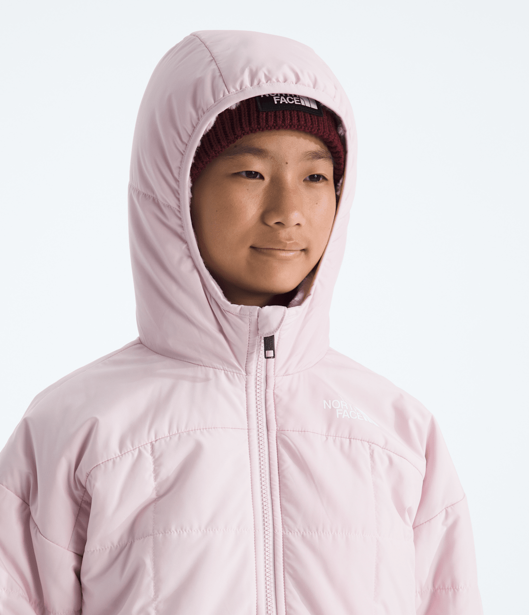 Girls’ Reversible Shasta Short Parka Pale Blossom