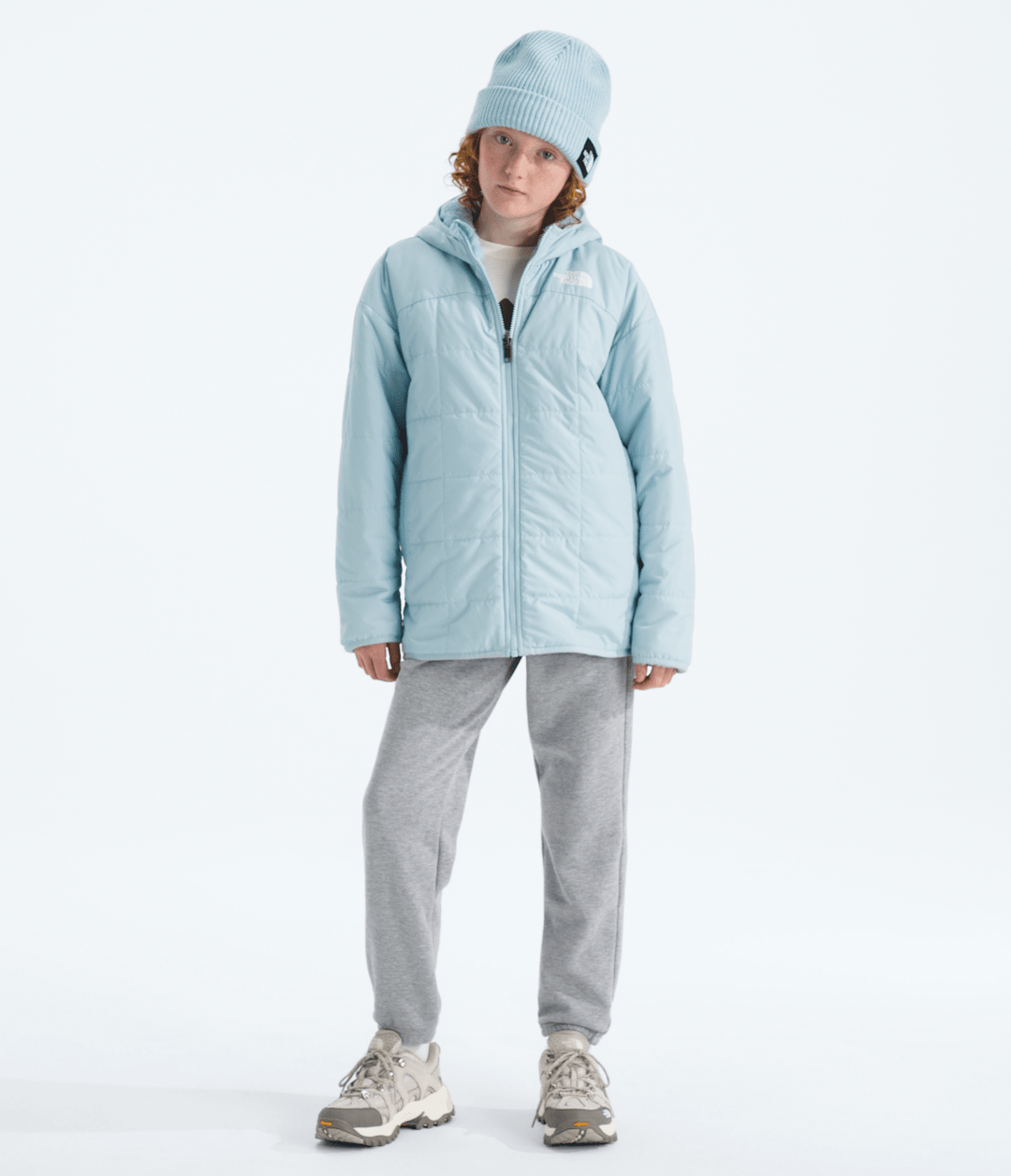 Girls’ Reversible Shasta Short Parka Polar Haze