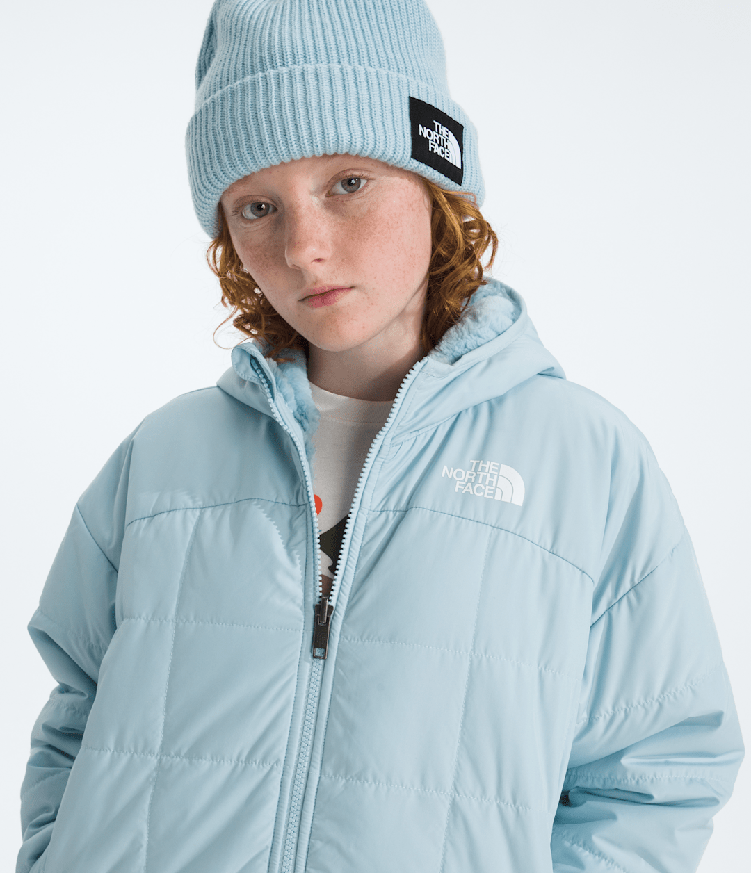 Girls’ Reversible Shasta Short Parka Polar Haze
