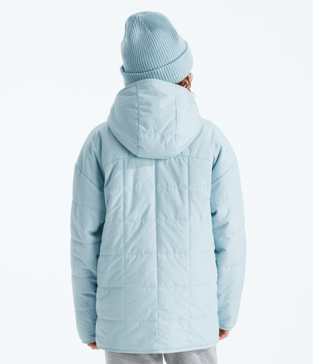 Girls’ Reversible Shasta Short Parka Polar Haze
