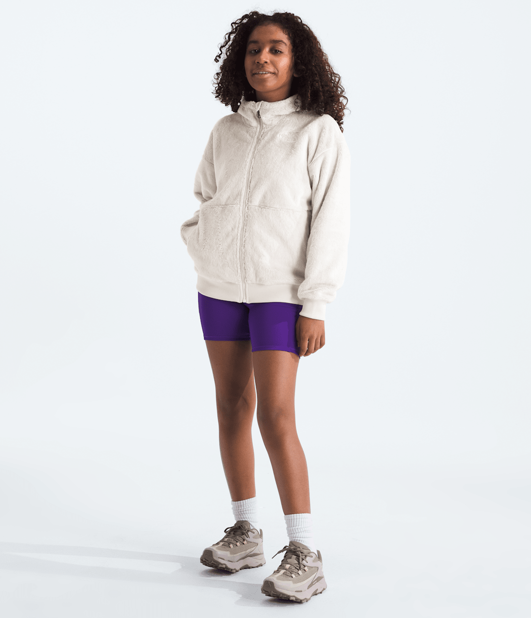 Girls’ Osito Full-Zip Hoodie White Dune