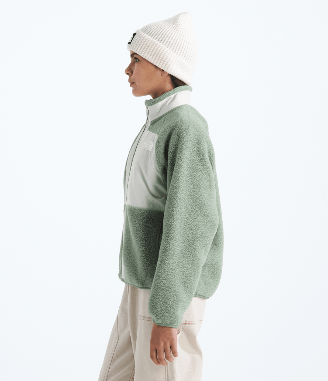 Girls’ Yumiori Full-Zip Jacket Slate Moss/White Dune