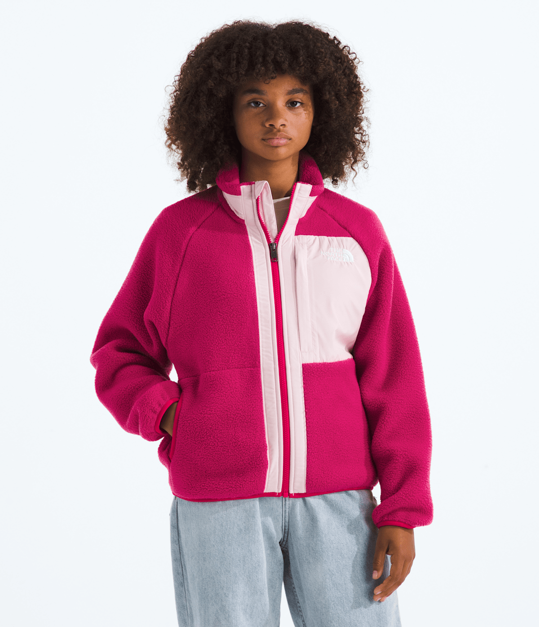 Girls’ Yumiori Full-Zip Jacket Lali Guran/Pale Blossom