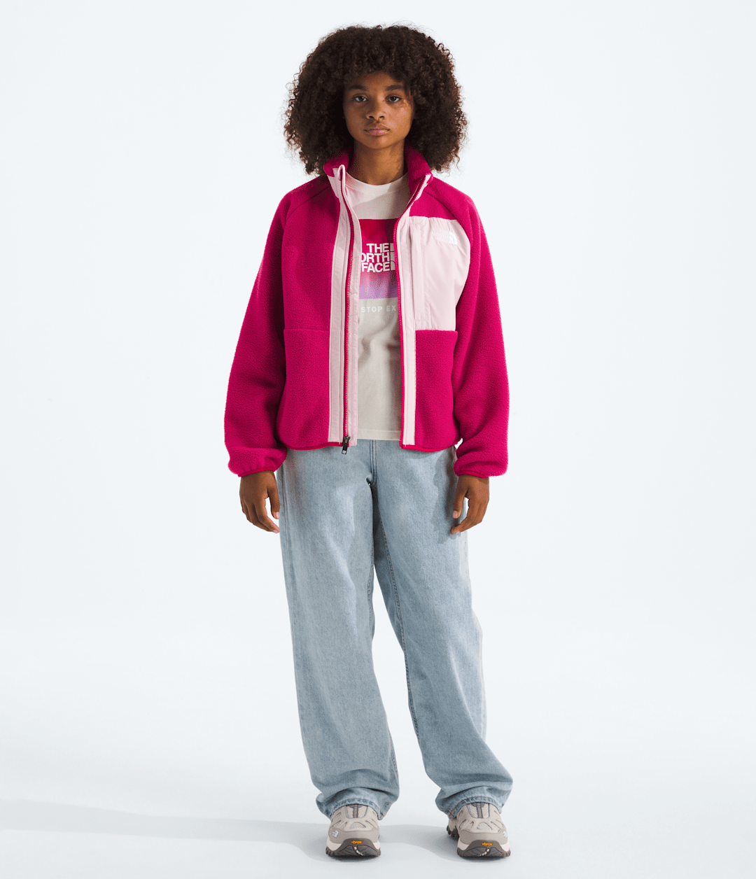 Girls’ Yumiori Full-Zip Jacket Lali Guran/Pale Blossom
