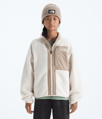 Girls’ Yumiori Full-Zip Jacket White Dune/Mushroom Grey
