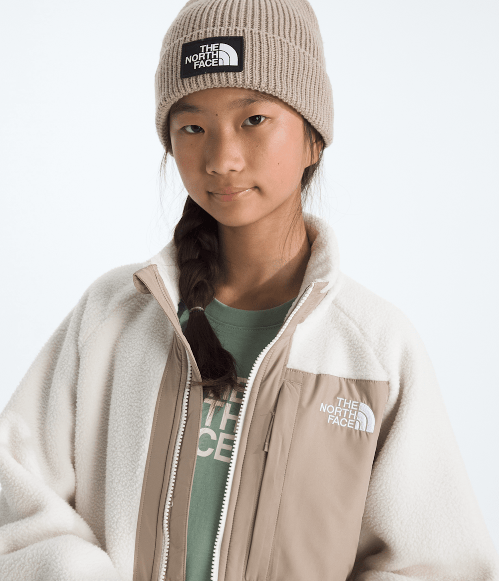Girls’ Yumiori Full-Zip Jacket White Dune/Mushroom Grey