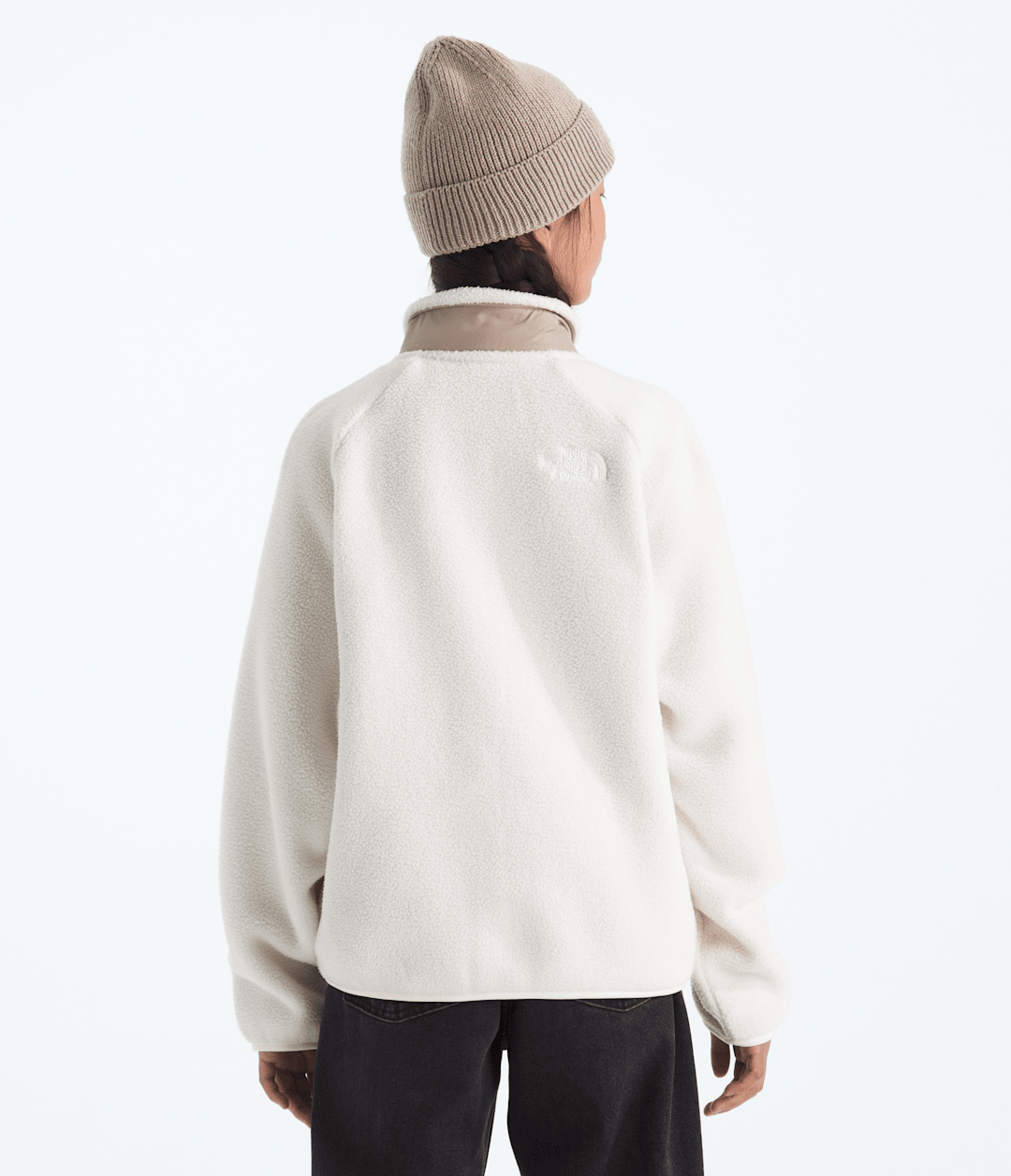 Girls’ Yumiori Full-Zip Jacket White Dune/Mushroom Grey
