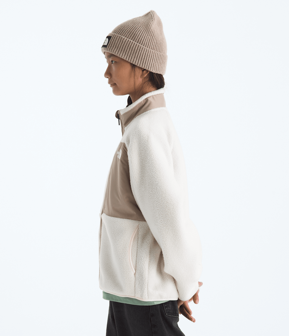 Girls’ Yumiori Full-Zip Jacket White Dune/Mushroom Grey