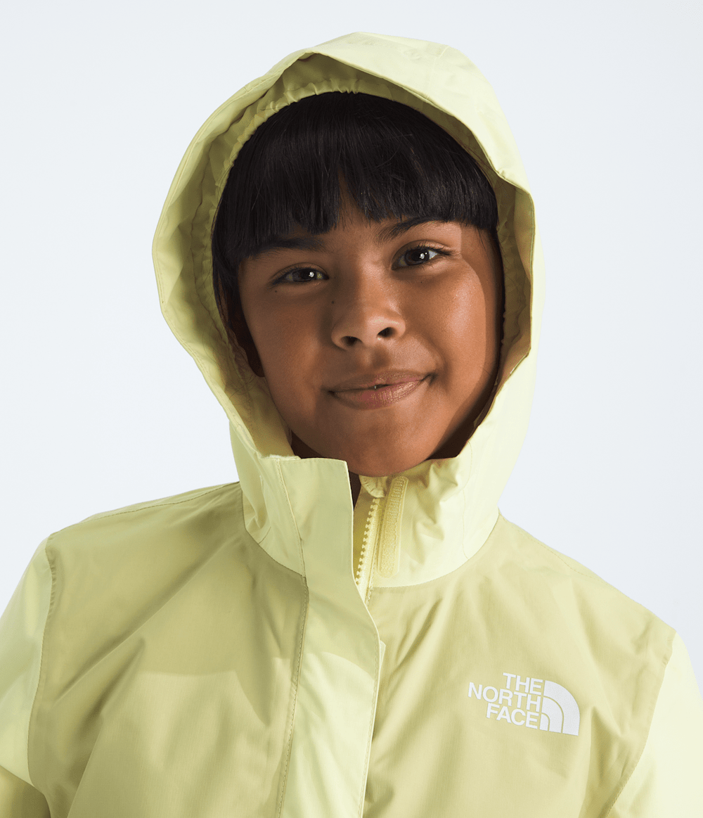 Girls’ Antora Rain Jacket Lemon Mist/Pear