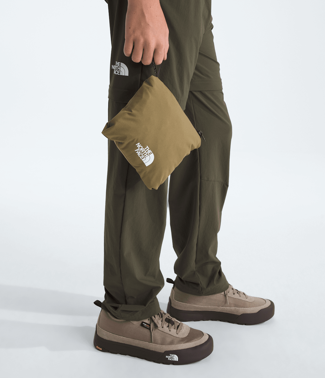 Boys’ & Girls’ Hike Packable Shell New Taupe Green-Cedar