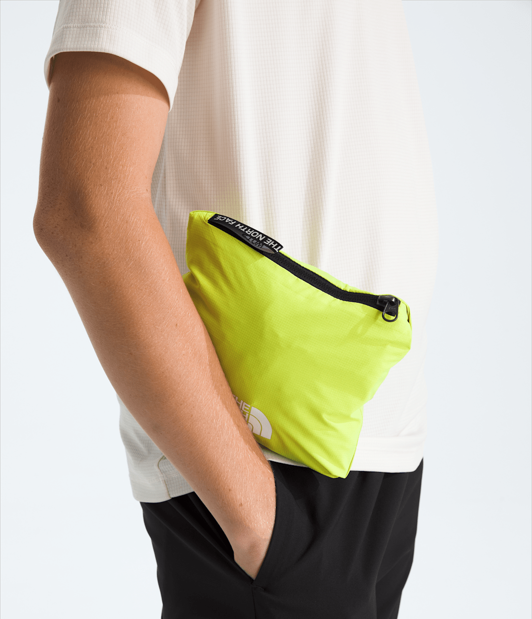 Boys’ & Girls’ Hike Packable Shell Tnf Black-Fizz Lime