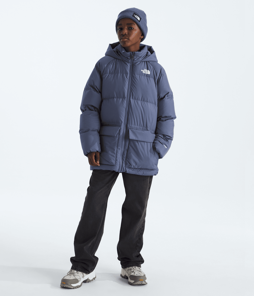 Boys’ & Girls’ North Down Fleece-Lined Short Parka Twilight Galaxy