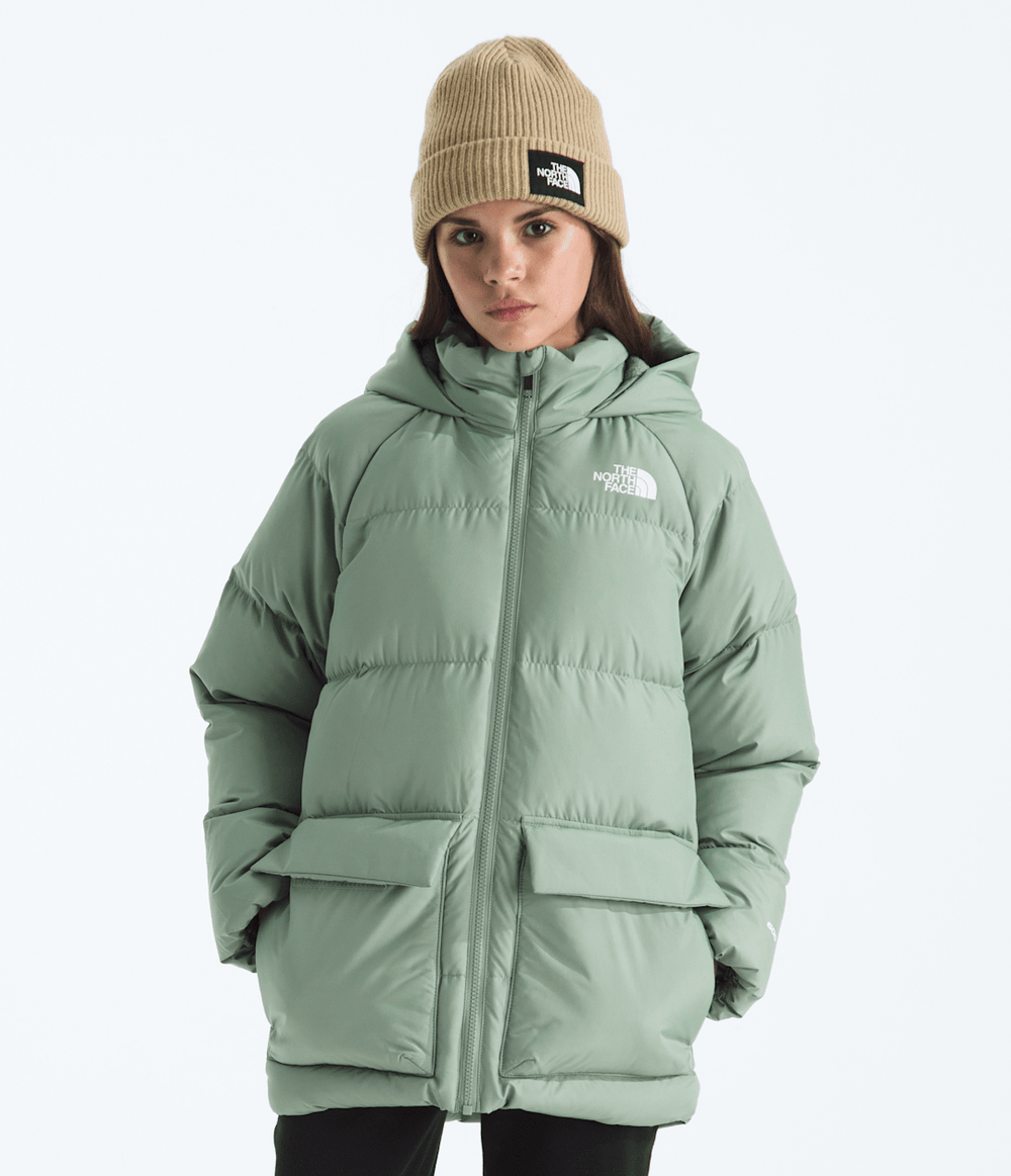 Boys’ & Girls’ North Down Fleece-Lined Short Parka Slate Moss