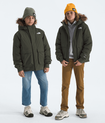 Boys’ & Girls’ McMurdo Hooded Jacket New Taupe Green