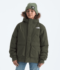 Boys’ & Girls’ McMurdo Hooded Jacket New Taupe Green