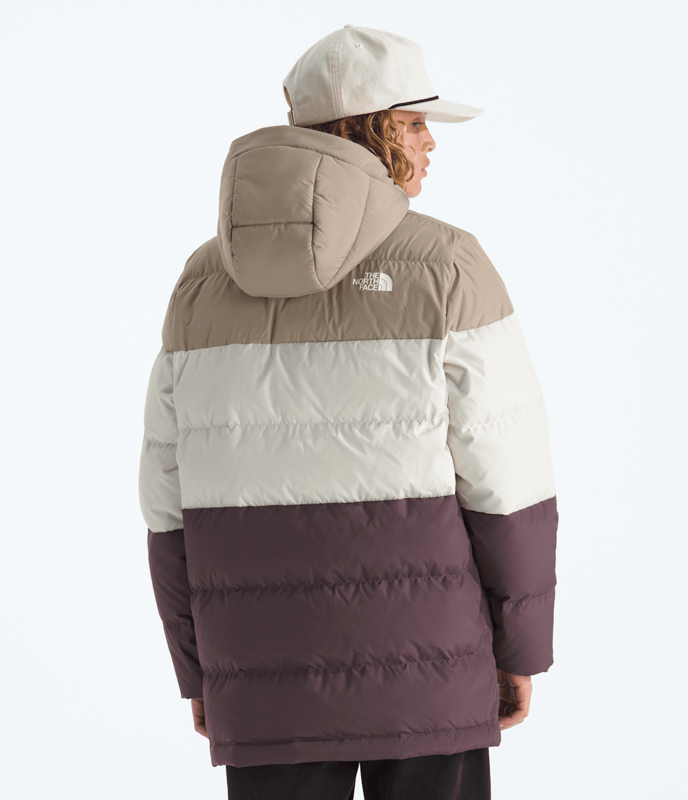Boys’ & Girls’ Frost Fall Parka Mushroom Grey/White Dune