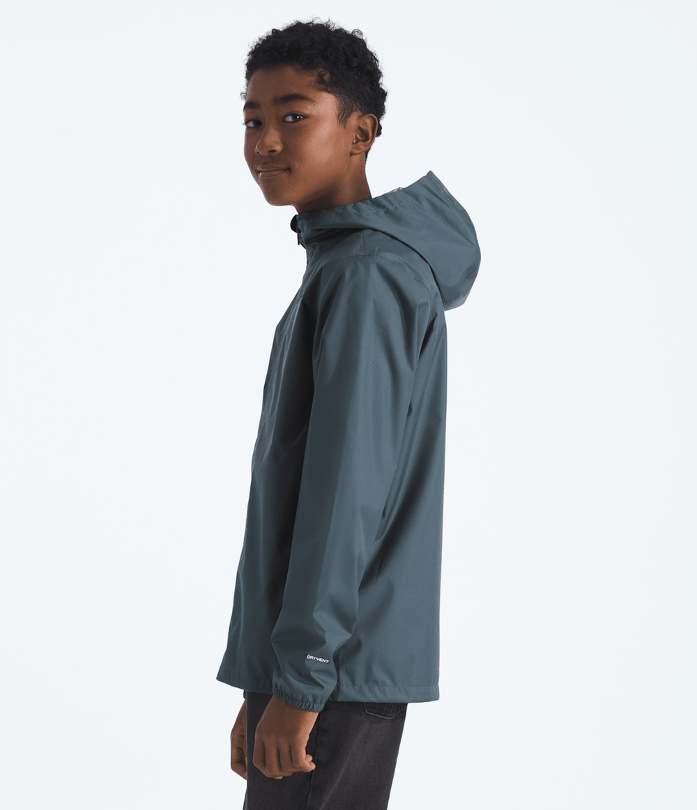 Boys’ & Girls’ Zipline Rain Jacket Granite Grey