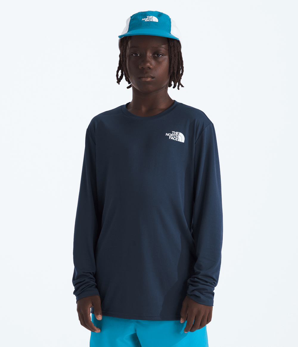 Boys’ & Girls’ 24/7 Long-Sleeve Tee Summit Navy