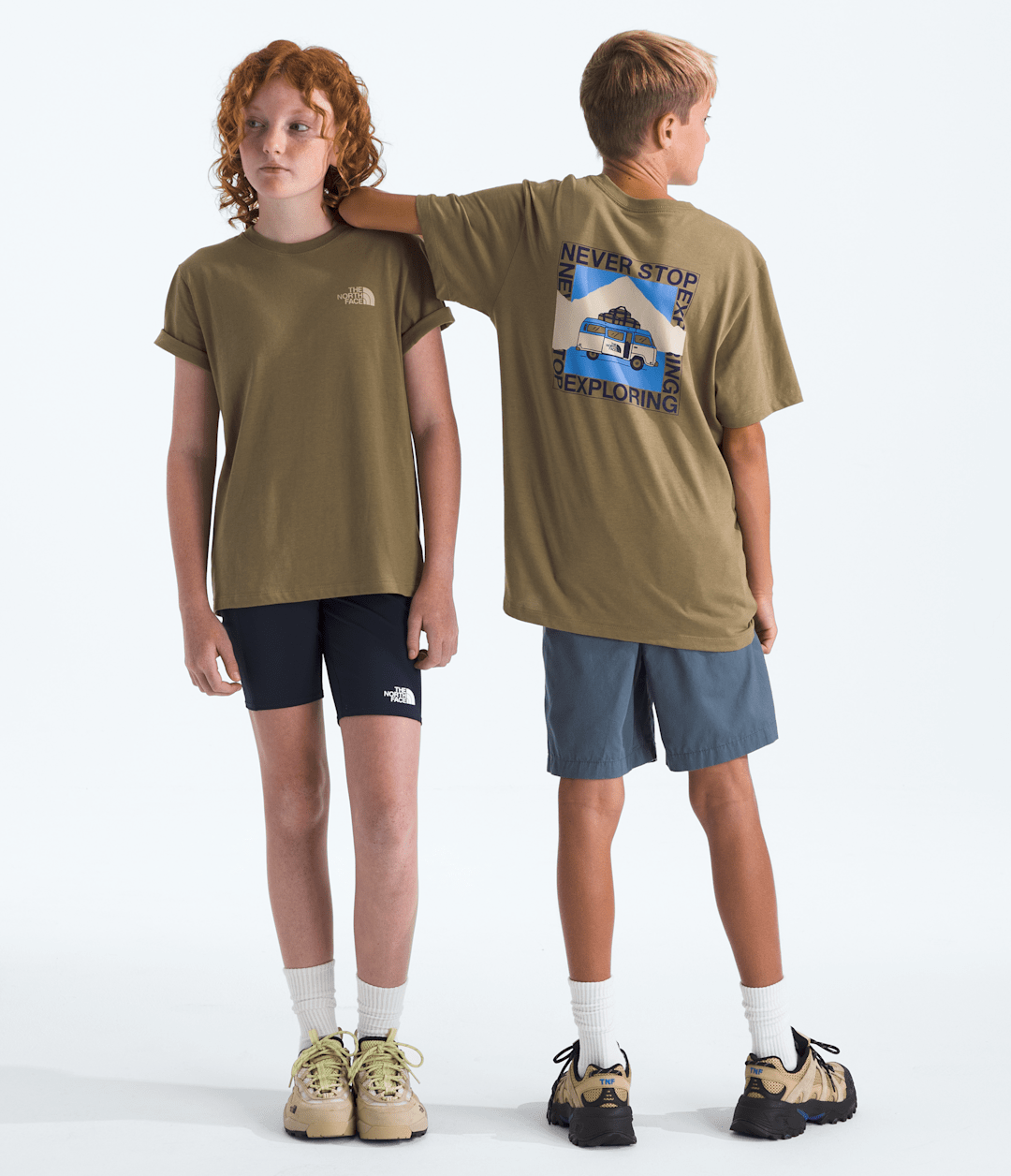 Boys’ & Girls’ Escape The City Regular Short-Sleeve Tee Cedar
