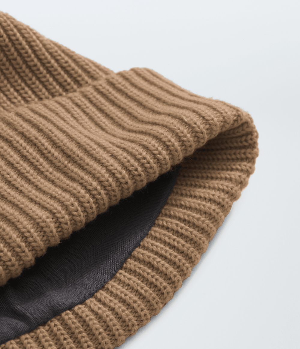 Kids’ Salty Lined Beanie Utility Brown