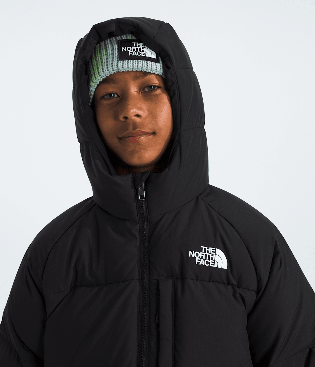 Boys’ North Down Hooded Jacket TNF Black